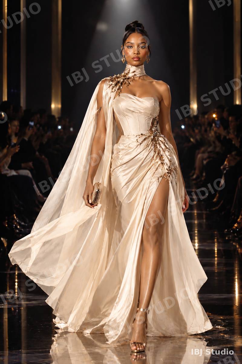 Couture runway gown
